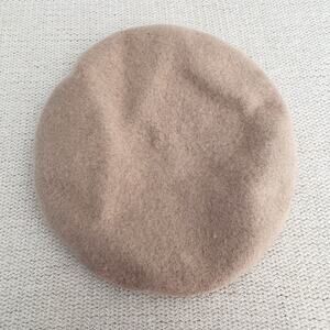 Wyeth Cream Grey Wool Beret